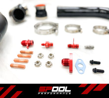 Load image into Gallery viewer, Spool Performance Billet Manifold A90 Supra 2 Port Top Mount Turbocharger Kit