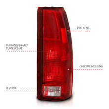 Load image into Gallery viewer, ANZO 1988-1999 Chevy C1500 Taillight Red/Clear Lens (OE Replacement) 311301