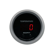 Load image into Gallery viewer, Autometer 52.4mm Black Switchable 60-340 Degrees F / 40-170 Degrees C Sport-Comp Elite Digital Gauge 6754-SC