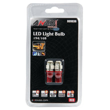 Load image into Gallery viewer, ANZO LED Bulbs Universal 194/168 Red - 5 LEDs 809036