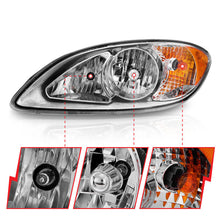 Load image into Gallery viewer, ANZO 2008-2016 International Prostar Crystal Headlights Chrome Housing 131033