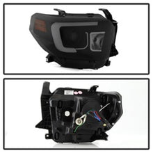 Load image into Gallery viewer, Spyder Toyota Tundra 2014-2016 Projector Headlights Light Bar DRL Black Smoke PRO-YD-TTU14-DRL-BSM 5080165