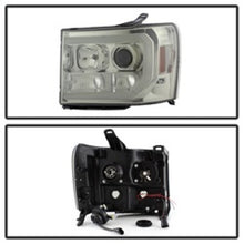 Load image into Gallery viewer, Spyder GMC Sierra 1500/2500/3500 07-13 V2 Projector Headlights - Smoke PRO-YD-GS07V2-LBDRL-SM 5083654