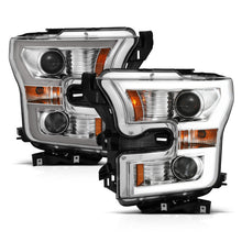 Load image into Gallery viewer, Anzo 2015-2016 Ford F-150 Projector Headlights w/ Plank Style Switchback Ch