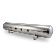 Load image into Gallery viewer, AIRLIFT 5 Gal Alum Air Tank - (4) 3/8" face ports, &amp; 1/4" drain port - 36" L x