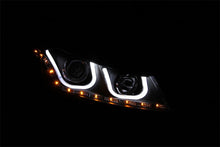 Load image into Gallery viewer, Anzo 2008-2012 Honda Accord Projector Headlights w/ U-Bar Black