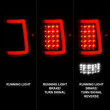 Load image into Gallery viewer, ANZO 2004-2006 Ford F-150 LED Tail Lights w/ Light Bar Black Housing Smoke Lens 311343