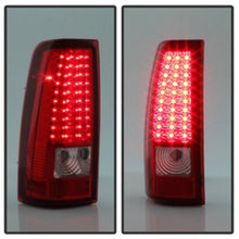 Load image into Gallery viewer, SPYDER Xtune Chevy Silverado 1500/2500/3500 03-06 LED Tail Lights Red Clear ALT-ON-CS03-LED-RC 5008787