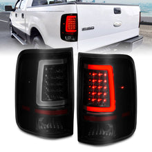 Load image into Gallery viewer, ANZO 2004-2006 Ford F-150 LED Tail Lights w/ Light Bar Black Housing Smoke Lens 311343