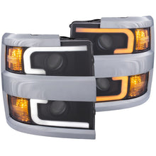 Load image into Gallery viewer, Anzo Projector Headlights 15-17 Chevrolet Silverado 2500HD / 3500HD Black w