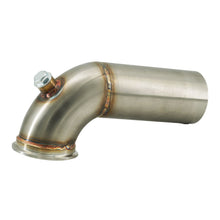 Load image into Gallery viewer, 3" Downpipe V Band Turbo 304 Stainless 90 3.55 inch/90mm OD Exhaust Flange O2 Bung Garrett Turbo