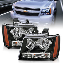 Load image into Gallery viewer, Anzo Chevy Tahoe /Suburban 07-14 Crystal Headlight Black