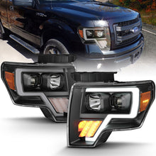 Load image into Gallery viewer, ANZO 2009-2014 Ford F-150 Projector Light Bar G4 H.L. Black Amber 111445
