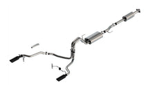Load image into Gallery viewer, Borla F-150 2021 2.7L/3.5L 4dr CC SB EC STB Lar/KingR/Plnm/LTD 3/2.25 SRE CB Touring BLK CHR Tips 140862BC