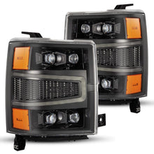 Load image into Gallery viewer, AlphaRex 04-15 Chevy 1500 NOVA-Series LED Proj Headlights Alpha BL w/Activ Light/Seq Signal &amp; SB DRL 880241 *Discontinued