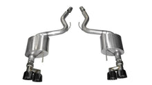 Load image into Gallery viewer, Corsa Performance Axle Back Exhaust Black Quad Tips for 15-16 Ford Mustang GT 5.0 3in