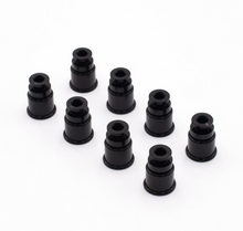 Load image into Gallery viewer, BLOX Racing 14mm Adapter Top (1/2in) w/Viton O-Ring &amp; Retaining Clip (Set of 8) BXEF-AT-14S-8