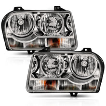 Load image into Gallery viewer, ANZO 2005-2010 Chrysler 300 Crystal Headlight Chrome Amber 121529