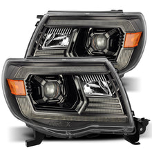 Load image into Gallery viewer, AlphaRex 05-11 Toyota Tacoma LUXX LED Projector Headlights Plank Style Alpha Black w/Activ Light/DRL 880739 *Discontinued