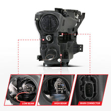 Load image into Gallery viewer, Anzo 2015-2016 Ford F-150 Projector Headlights w/ Plank Style Switchback Ch