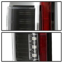 Load image into Gallery viewer, Spyder 15-18 Ford F-150 Light Bar LED Tail Lights (w/Blind Spot) - Black (ALT-YD-FF15015BS-LBLED-BK) 5085313
