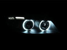 Load image into Gallery viewer, Anzo 2006-2008 BMW 3 Series E90-E91 Projector Headlights w/ Halo w/ LED Bar