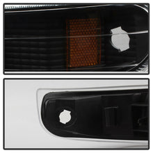Load image into Gallery viewer, SPYDER Xtune Chevy Silverado 99-02 Amber Reflector Bumper Lights Black CBL-JH-CS99-AM-BK 5064271
