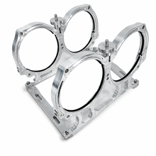 Load image into Gallery viewer, Granatelli Motor Sports Dual Billet Aluminum Nitrous Bottle Bracket. Fits Dual 10/15 lb. &amp; 12 lb. Composite Bottles