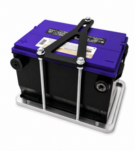 Load image into Gallery viewer, Granatelli Billet 12 V Battery Tray • Sleek, Secure, Race‑Ready - 452213