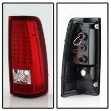Load image into Gallery viewer, SPYDER Xtune Chevy Silverado 1500/2500/3500 03-06 LED Tail Lights Red Clear ALT-ON-CS03-LED-RC 5008787