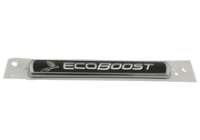 Load image into Gallery viewer, Ford Racing Black/Silver EcoBoost Emblem 3-1/2in x 9/16in - Set of 2 M-1447-EBBLK