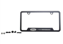 Load image into Gallery viewer, Ford Racing Stainless Steel Ford Performance License Plate Frame - Black M-1828-SS304BK