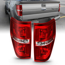 Load image into Gallery viewer, ANZO 2009-2014 Ford F-150 Euro Taillight Red/Clear (W/O Bulb) 311299