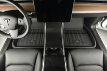 Load image into Gallery viewer, 3D MAXpider 2020-2022 Tesla Model 3 Elitect 1st &amp; 2nd Row Floormats - Black E1TL02601809