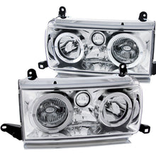 Load image into Gallery viewer, Anzo 1991-1994 Toyota Land Cruiser Crystal Headlights w/ Halo Chrome
