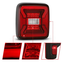 Load image into Gallery viewer, ANZO 18-19 Jeep Wrangler JL LED Taillights Black 311295