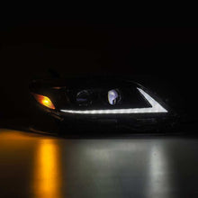 Load image into Gallery viewer, AlphaRex 11-21 Toyota Sienna LUXX LED Proj Headlights Plank Style Alpha Black w/Seq Signal/DRL 880765 *Discontinued