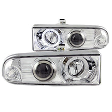 Load image into Gallery viewer, Anzo 1998-2005 Chevrolet S-10 Projector Headlights w/ Halo Chrome