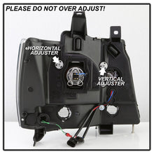 Load image into Gallery viewer, Spyder 07-14 Chevy Suburban/1500/2500/Tahoe V2 Projector Headlights All Blk PRO-YD-CSUB07V2-DRL-BKV2 5085986