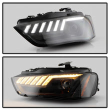 Load image into Gallery viewer, Spyder 13-16 Audi A4/S4 Halogen Model Only Projector Headlights - Black PRO-YD-AA413HALSI-BK 5088321
