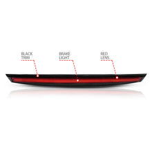 Load image into Gallery viewer, ANZO 2007-2014 Chevrolet Suburban 1500 LED 3rd Brake Light Black Housing Red Lens w/ Spoiler 1pc 531110