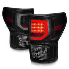 Load image into Gallery viewer, Anzo 07-11 Toyota Tundra Full LED Tailights Black Housing Smoke Lens G2 (w/C Light Bars) 311387
