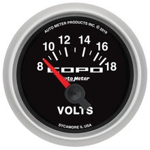 Load image into Gallery viewer, Autometer 52mm 18V Electric Voltmeter Chevrolet COPO Camaro 880874