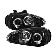 Load image into Gallery viewer, Spyder Mazda MX3 92-96 Projector Headlights LED Halo LED Black High H1 Low H1 PRO-YD-MMX392-HL-BK 5011503