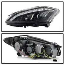 Load image into Gallery viewer, Spyder Mercedes W221 S Class 07-09 Headlights - HID Model Only - Black PRO-YD-MBW22107-HID-DRL-BK 5083890