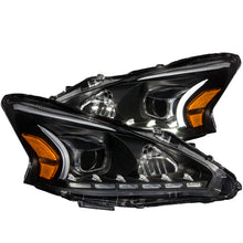 Load image into Gallery viewer, Anzo 2013-2014 Nissan Altima Projector Headlights w/PlankStyle Design Black