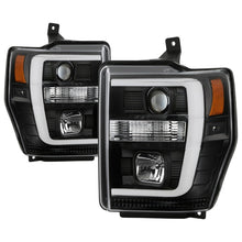 Load image into Gallery viewer, Spyder Ford F-250/350/450 08-10 V2 High-Power LED Headlights-Switch Back-Black PRO-YD-FS08PL-SBLB-BK 5087751