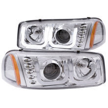 Load image into Gallery viewer, Anzo 1999-2006 Gmc Sierra 1500 Projector Headlights w/ U-Bar Chrome