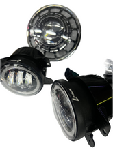 Load image into Gallery viewer, SPDZ1 Oculus 7” RGB LED Headlights with LED RGB Fog Light Kit – App Controlled Multi-Mode Halo