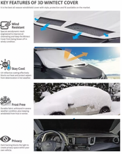 Load image into Gallery viewer, 3D MAXpider Size A 3D Wintect Windshield Cover B014KOUO9I